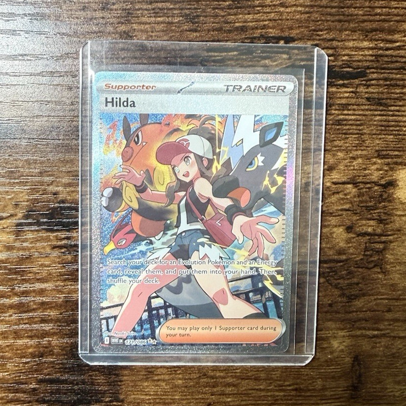 Pokemon TCG Hilda Trainer Sv: White Flare 171/086 SIR Holo English Saito