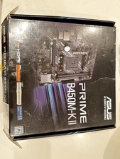 ASUS Prime B450M-K II AM4 Micro ATX Motherboard . (ORIGINAL BOX, NO I/O SHIELD)