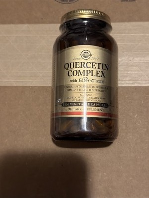 Solgar Quercetin Complex with Ester-C Plus 100 Vegetarian Capsules 03/2027