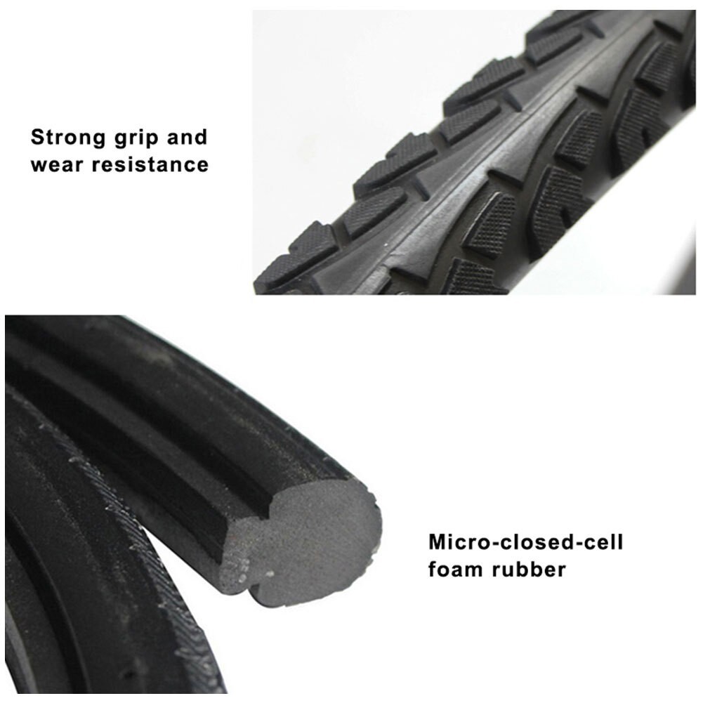 26*1.95" Anti Stab Riding MTB Road Bike Solid Tyre PU Airless Cycling Tyre 1PC