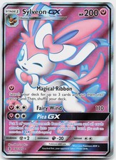 Sylveon GX (Full Art) 140/145 Holo Ultra Rare Guardians Rising Pokemon LP on eBay