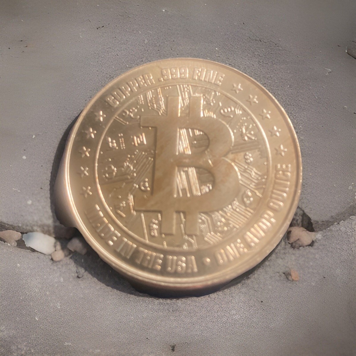 Golden State Mint 1/4 Oz Silver Bullion Bars & Rounds 1 Oz Copper Round - Bitcoin  Anonymous Mint, .999 Fine Pure Copper Collectible 1 Oz Copper Round - Bitcoin  Anonymous Mint 1