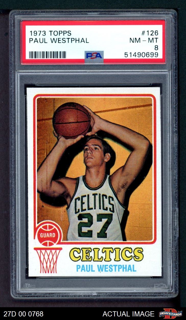 1973 Topps #126 Paul Westphal Celtics HOF RC Southern California PSA 8 - NM/MT