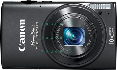 Canon PowerShot ELPH 330 HS/ IXUS 255 10x Optical Compact Digital Camera 12.1 MP