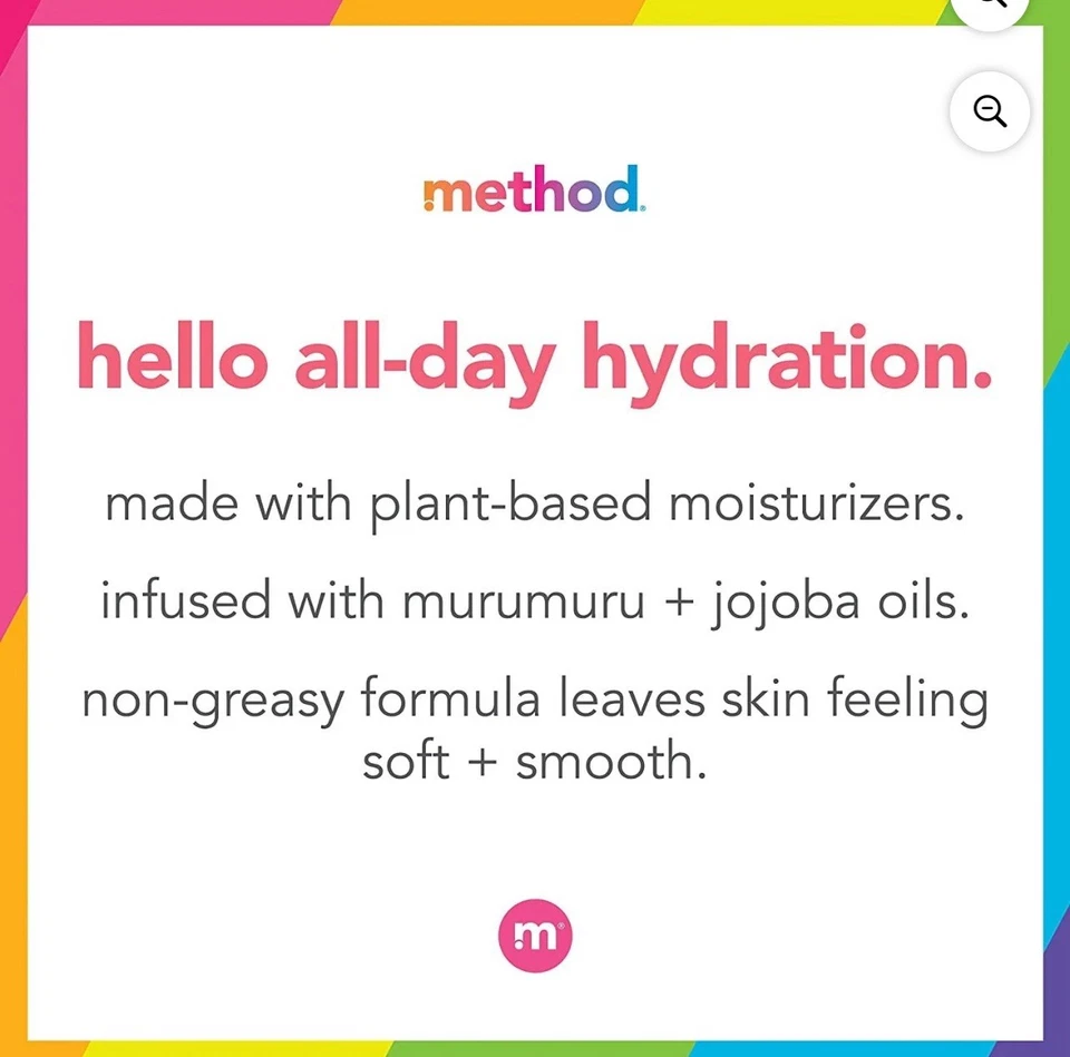 Loción calmante Method Body Pure Peace, 13,5 OZ (3 piezas) venta a granel/totalmente nueva Foto 4 de 4