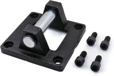 Baomain Foot Flange CB-125 for Mounting Work Pneumatic SC 125 Black 
