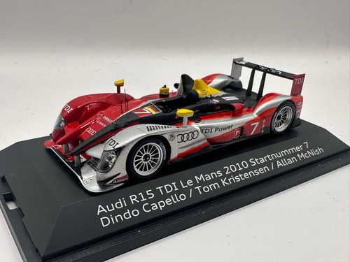 Die Cast R15 Audi Dealership R15 TDI le Mans 2010 1:43 Scale Diecast Model Capello ...