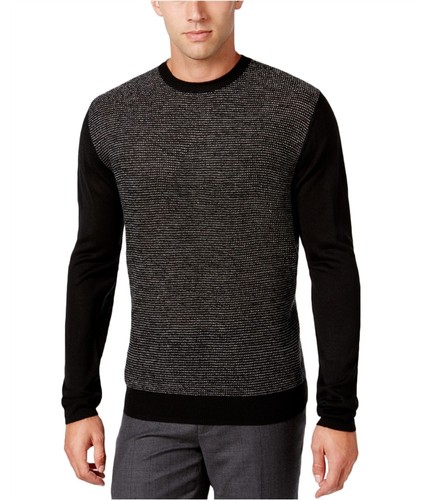 OLYMP Maglione Uomo In Pura Lana Merino – Girocollo Extra Sottile Lavabile In Lavatrice (Nero, XX-Large) - 2