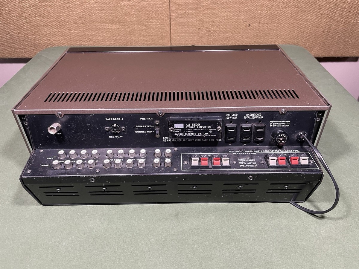 Sansui AU-5500 Fully Restored Mid-'70's Classic | eBay