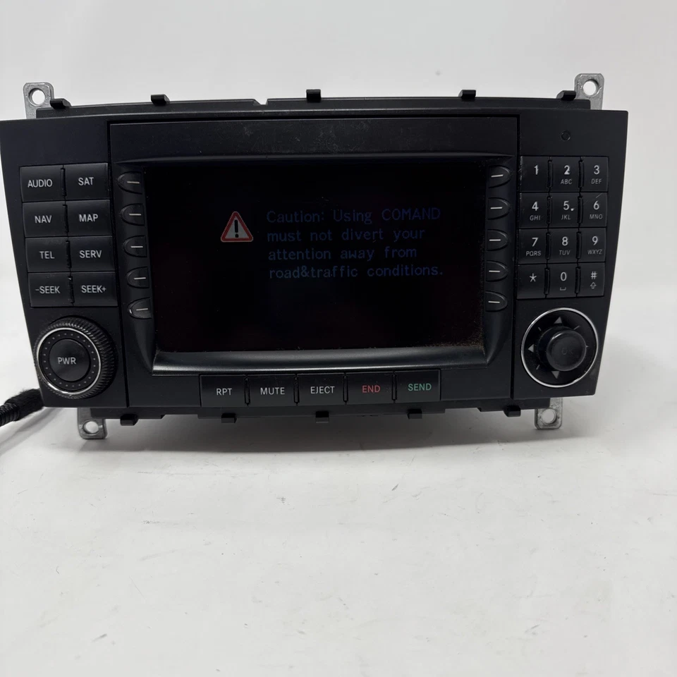 05-07 Mercedes W203 C350 C230 C280 C55 Unidad de mando Radio Navegación CD OEM Foto 2 de 4