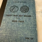 Library Of Coins Vol 17 Liberty Head Half Dollars 1892-1903 Lot Of 6 Coins