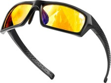 Gaming Glasses Computer Blue Light Blocking Glasses, Amber Filter...