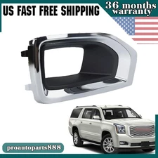 Fog Light Lamp Bezel Cover Right Passenger Side 22936427 For GMC Yukon 2015-2020
