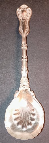 "Imperial Queen" Whiting Sterling Silver Berry Serving Spoon - 6"