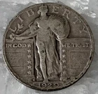 1929 D Standing Liberty Quarter 25C Silver 0.900 Fine Philadelphia Mint Coin #3