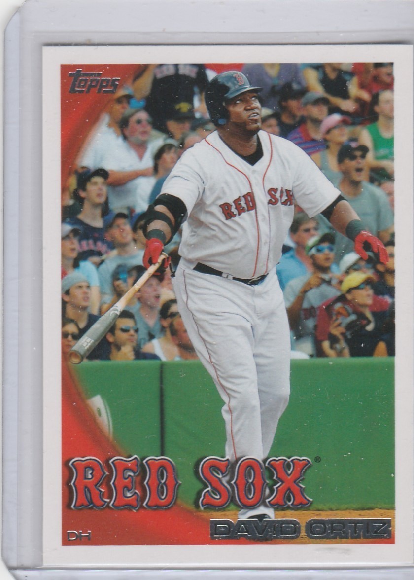 2010 topps #369 David Ortiz RED SOX