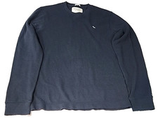 Abercrombie  Finch Men's Muscle Sweater Blue Medium