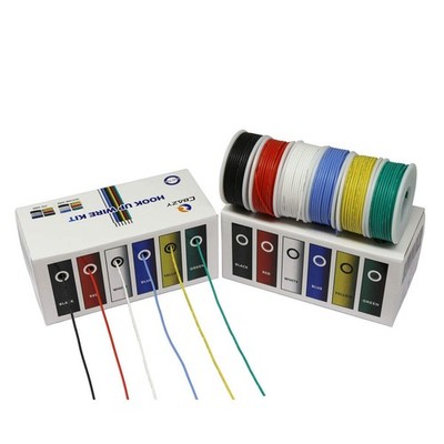 CBAZY  22 Gauge Flexible Silicone Wire Hook up Wire Kit (Stranded Wire Kit)