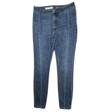 Anthropologie Pilcro Women's High-Rise Denim Leggings Sz 27 Jeans Tapered Skinny