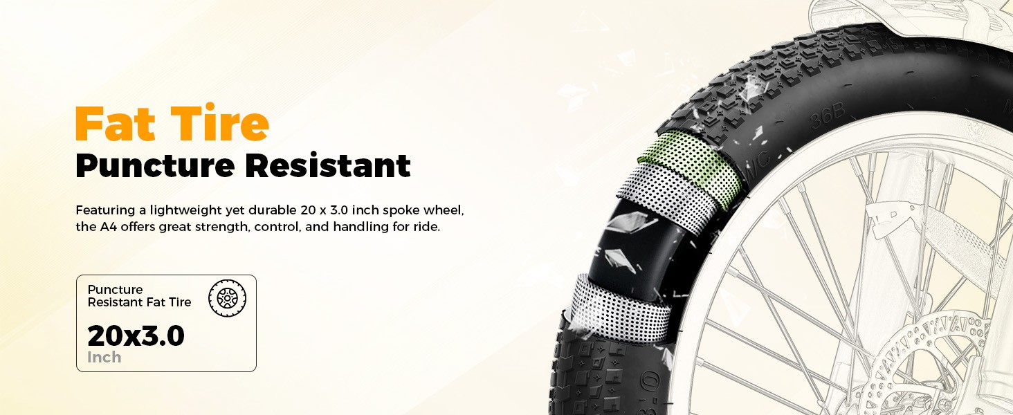 Electric Trike for Adults 1000W, Aipas A4Folding Ebike 62 Miles 20" Fat Tire