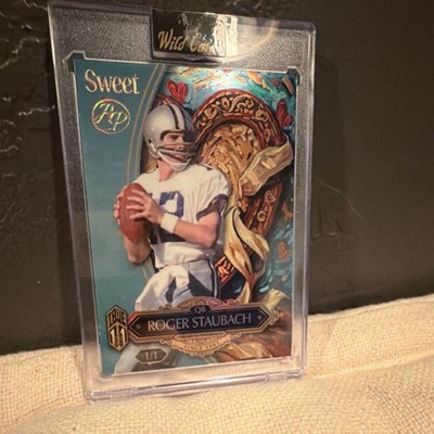 Wild Card, 6 Card Lot 2026. Staubach TRUE 1/1, C Ward 1/1, Mendoza & JJones, FM
