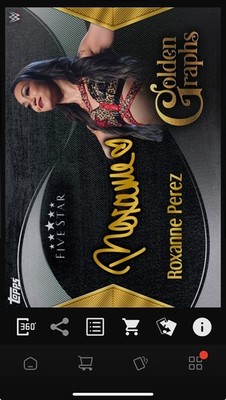 Topps WWE Slam Five Star 25 Series 2 Roxanne Perez Iconic