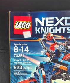 LEGO NEXO KNIGHTS: Clay's Falcon Fighter Blaster (70351) New In Box!