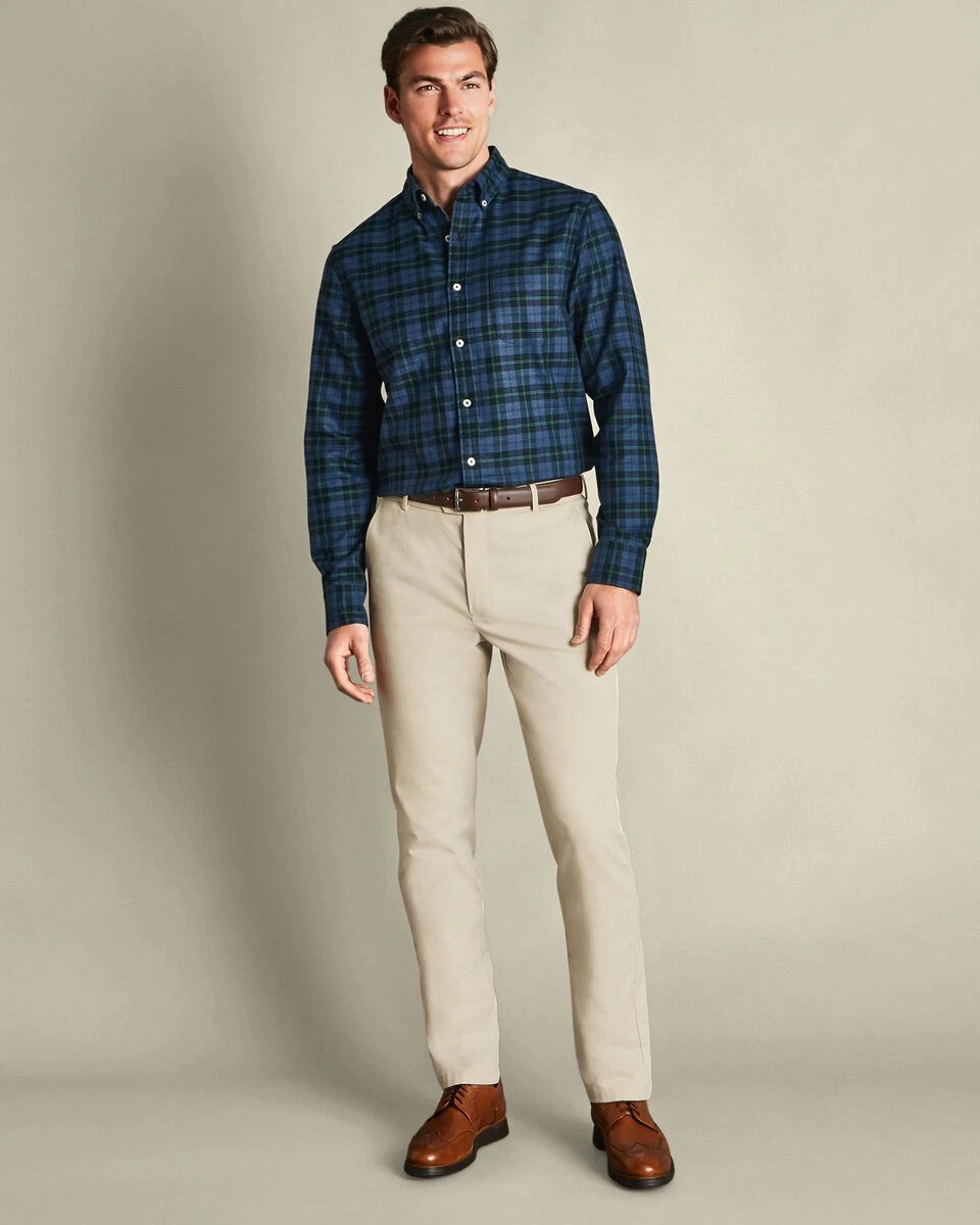 CHARLES TYRWHITT ULTIMATE NON-IRON CHINOS, STONE, BRAND NEW
Opens in a new window or tab