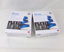 GE StayBright 150 Count Lot 0f 2 White LED Icicle Style total 300 count