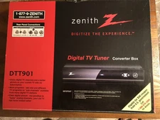 Zenith (LG)  DTT901 Digital TV Tuner Converter Box w/Remote Cables Original Box