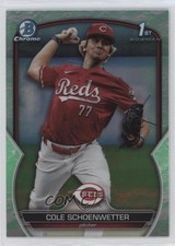 2023 Bowman Draft Chrome Lunar Glow Refractor Cole Schoenwetter #BDC-116 0j5i