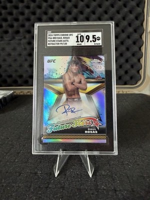 2024 Topps Chrome UFC - Future Stars Auto Raul Rosas #FSA-RRO Refractor /150