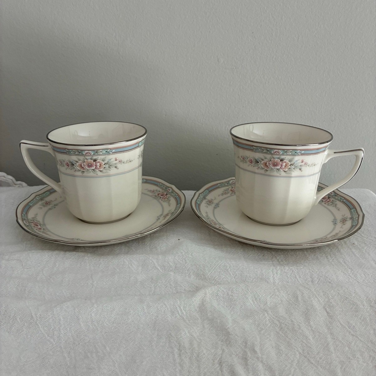 NORITAKE リッチモンド　36点セット Noritake Rothschild Tea Cups And Saucers Set Vintage Ivory China