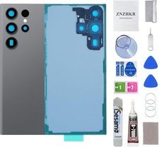 Back Glass Replacement for Samsung Galaxy S23 Ultra 6.8 inches Graphite