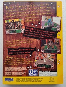 Metal Head Sega 32X Game Complete in Box with instruction manual