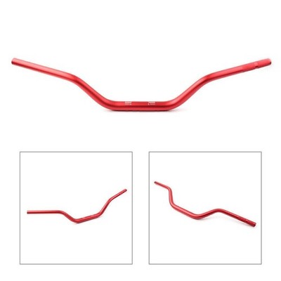 28MM Mid Handle Fat Bars Lenker Dirt Pit Bike Motorrad Enduro ATV MX Rot
