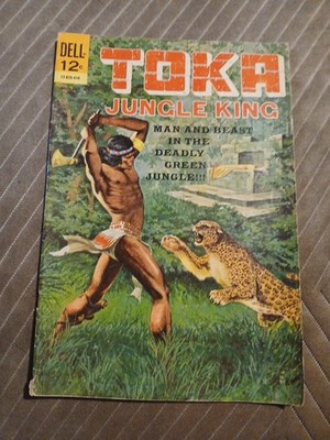 TOKA JUNGLE KING #1 DELL COMICS August 1964 Silver age action adventure Safari