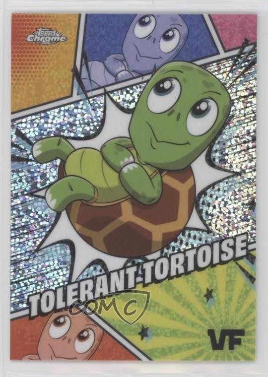 2025 Topps Chrome VeeFriends Manga Speckle Tolerant Tortoise #MSS-93 01hp