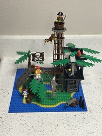 Legoland Pirate System Forbidden Island Vintage Lego Set Missing Figure & Boat