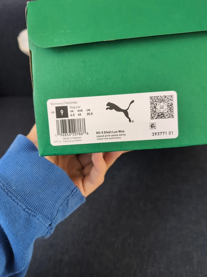 Zapatillas deportivas PUMA para mujer RS-X talla 9 blancas rosas bajas Foto 2 de 2