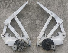 1994-2001 Dodge Ram Hood Hinges Springs Pair Set Oem 1500 2500 3500 White 1994-2001 Dodge Ram Hood Hinges Springs Pair Set Oem 1500 2500 3500 White