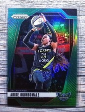 2024 Panini Prizm WNBA #28 Arike Ogunbowale Green Prizms