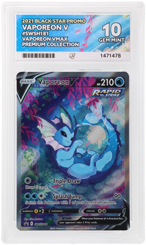 Vaporeon V graded ACE 10 for sale on eBay