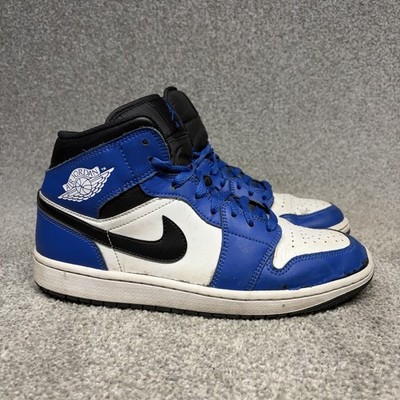 Nike Air Jordan 1 Mid Game Royal Shoes Sneaker Men's Size 9 Blue Black White