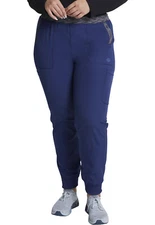 Navy Dickies Scrubs Dynamix Natural Rise Tapered Leg Jogger Pant DK185 NAVBLK