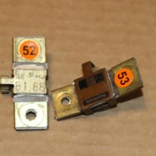 One Lot of 2 Square D B1.88 Thermal Overload Relay Heater Element USED