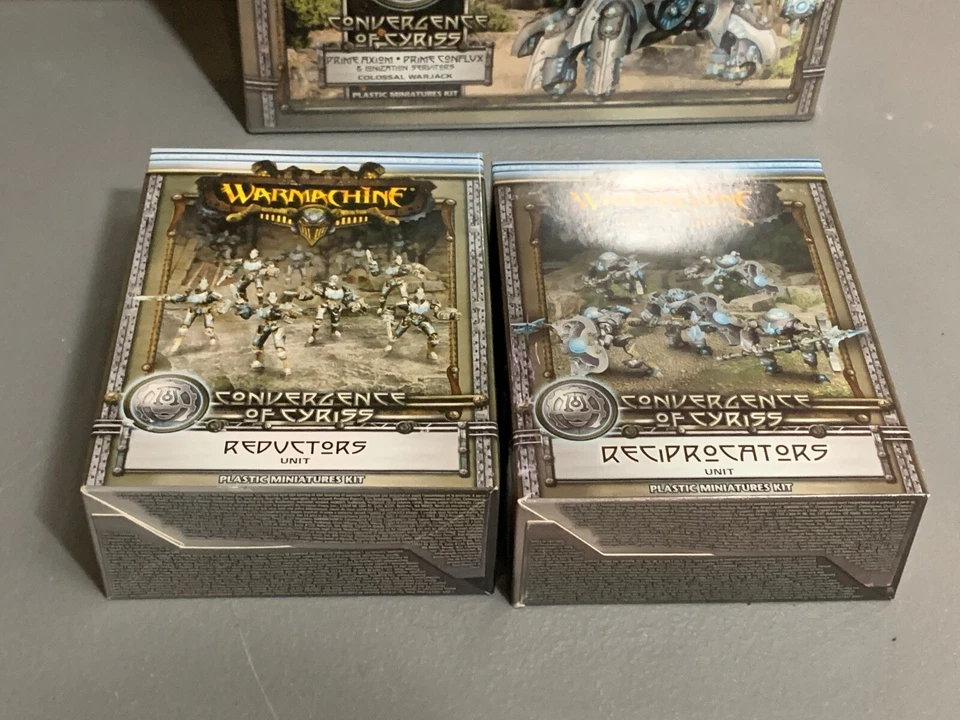 NIB WARMACHINE HORDES CONVERGENCE CYRISS BIG BUNDLE AXIOM REDUCTORS GALVANIZER - Image 3 of 4
