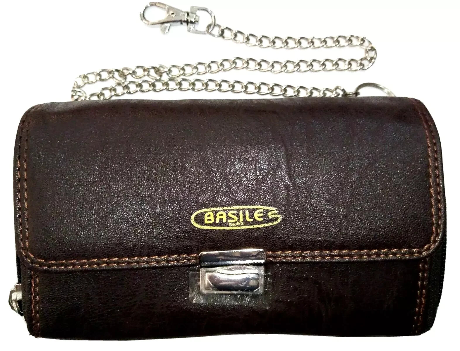 Portafoglio BASILE portachiavi e portamonete multitasche in ecopelle