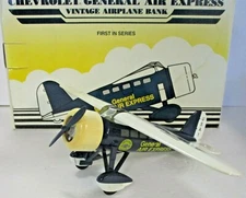Spec Cast Limited Edition Chevrolet General Air Express Airplane Bank - Pre Own
