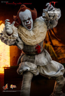 MMS555 ホットトイズ ペニーワイズ pennywise 2 体セット Perfect Hot Toys 1/6 Mms 555 It Chapter Two Pennywise In Stock New